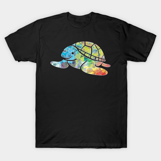 Cool turtle sea mandala t-shirt T-Shirt by thefriendlyone